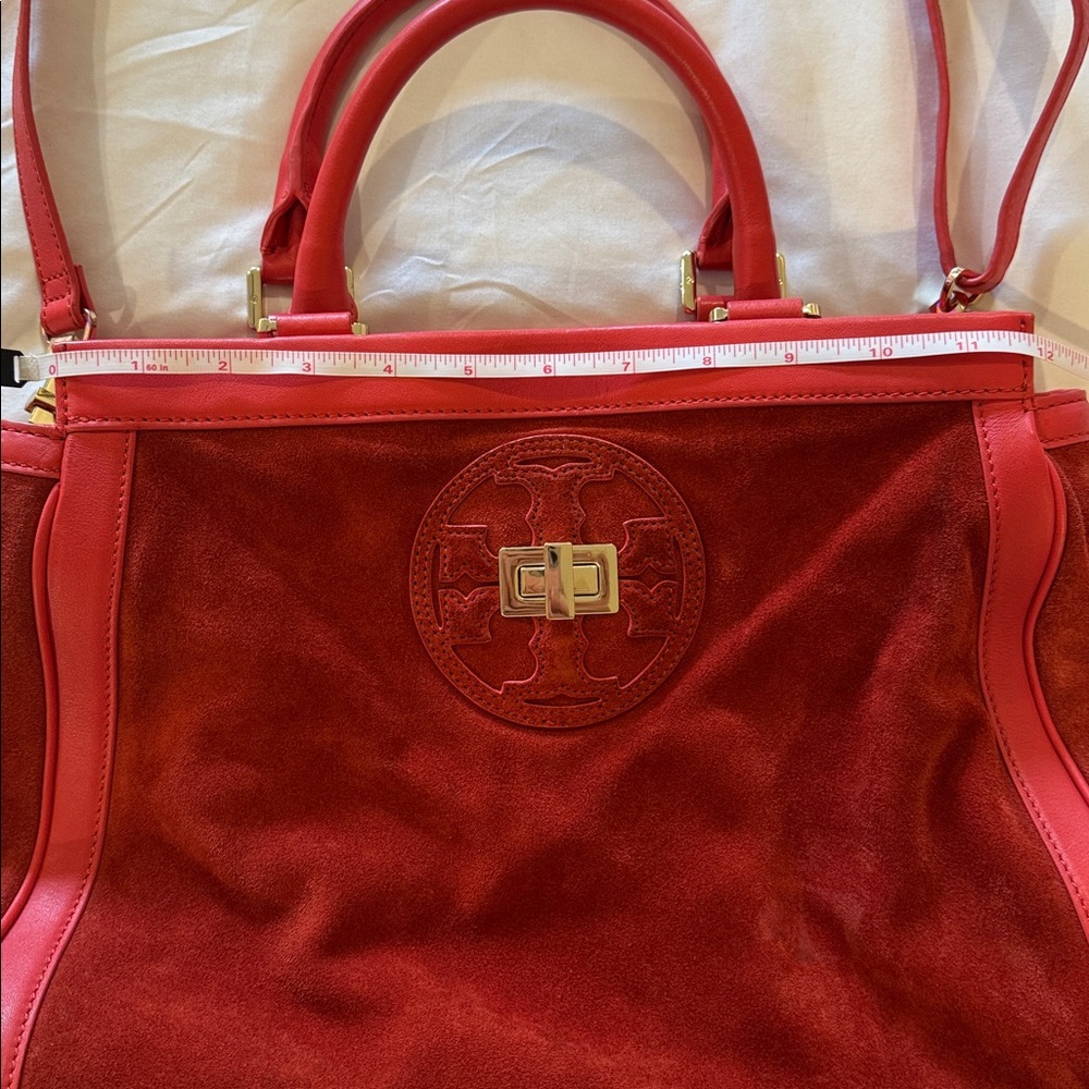 Tory Burch Gloria Satchel & Dust Bag - Picture 9 of 13